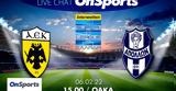 Live Chat ΑΕΚ-Απόλλων Σμύρνης,Live Chat aek-apollon smyrnis