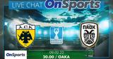 Live Chat ΑΕΚ-ΠΑΟΚ,Live Chat aek-paok