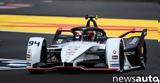 Mexico City E-Prix, Πρώτη, Wehrlein, Porsche,Mexico City E-Prix, proti, Wehrlein, Porsche