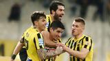 ΑΕΚ-ΠΑΣ Γιάννινα 2-0,aek-pas giannina 2-0