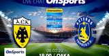 Live Chat ΑΕΚ-Αστέρας Τρίπολης,Live Chat aek-asteras tripolis