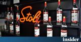 Βότκα Stolichnaya, Γίνεται, Stoli, 100,votka Stolichnaya, ginetai, Stoli, 100