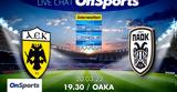 Live Chat ΑΕΚ-ΠΑΟΚ,Live Chat aek-paok