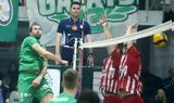 Volley League, Πρώτος, Παναθηναϊκός,Volley League, protos, panathinaikos