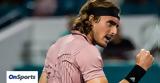 Miami Open, Αγχώθηκε, Τσιτσιπάς,Miami Open, agchothike, tsitsipas