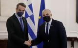 Συνάντηση Μητσοτάκη, Γαΐρ Λαπίντ, Στενή, Ελλάδος - Ισραήλ,synantisi mitsotaki, gaΐr lapint, steni, ellados - israil