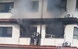 Fire, Papanikolaou Hospital,Body