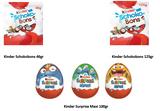 Kinder, ΕΦΕΤ,Kinder, efet