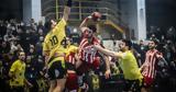 Handball Premier, Χαλκίδα, ΑΕΚ, Ολυμπιακού,Handball Premier, chalkida, aek, olybiakou