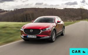 Νέο Mazda CX-30, Ετοιμοπαράδοτο, Ελλάδα, Δακτύλιο, neo Mazda CX-30, etoimoparadoto, ellada, daktylio