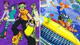 Sega, Jet Set Radio,Crazy Taxi