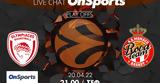 Live Chat Ολυμπιακός - Mονακό,Live Chat olybiakos - Monako