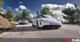 Δοκιμή Porsche Taycan 4S – Porsche 911 Carrera 4S,dokimi Porsche Taycan 4S – Porsche 911 Carrera 4S