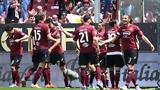 Σαλερνιτάνα 2-1,salernitana 2-1