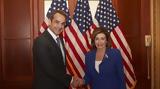 Mitsotakis, House Speaker Nancy Pelosi,US Congress, May 17