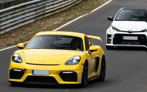 Toyota GR Yaris, Porsche 718 Cayman GT4, Nurburgring