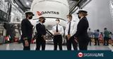 Qantas, Προγραμματίζει, Σίδνεϊ, Λονδίνο,Qantas, programmatizei, sidnei, londino