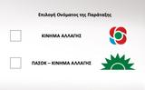 ΠΑΣΟΚ – ΚΙΝΑΛ, Κίνημα Αλλαγής, – Αυτό,pasok – kinal, kinima allagis, – afto