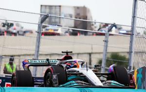 Formula 1, GP Miami – O George Russell, Mercedes, FP2