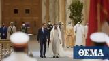 PM Mitsotakis, Prince Mohammed,Zayed Al Nahyan, UAE