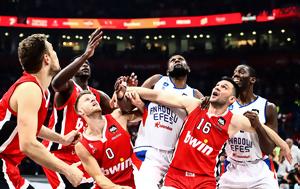 Ολυμπιακός – Εφές 74 – 77, Eκτός, Euroleague, Πειραιώτες, olybiakos – efes 74 – 77, Ektos, Euroleague, peiraiotes