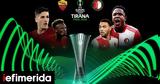 Europa Conference League, Μάχη Ρόμα-Φέγενορντ, Τίρανα,Europa Conference League, machi roma-fegenornt, tirana