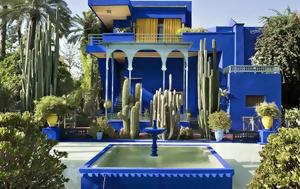 Jardin Majorelle, Ιβ Σεν Λοράν, Μαρακές, Jardin Majorelle, iv sen loran, marakes