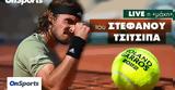 Live Chat Χόλγκερ Ρουν - Στέφανος Τσιτσιπάς, Roland Garros,Live Chat cholgker roun - stefanos tsitsipas, Roland Garros