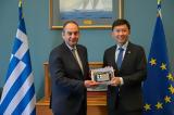 Συνάντηση Γιάννη Πλακιωτάκη, Αναπληρωτή Υπουργό Μεταφορών Σιγκαπούρης H E, Chee Hong Tat,synantisi gianni plakiotaki, anapliroti ypourgo metaforon sigkapouris H E, Chee Hong Tat