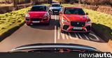 Συγκριτική, Audi RS Q8, BMW X6 M, Jaguar F-Pace SVR, Porsche Cayenne Coupe GTS,sygkritiki, Audi RS Q8, BMW X6 M, Jaguar F-Pace SVR, Porsche Cayenne Coupe GTS