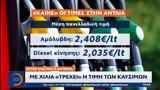 Με χίλια «τρέχει» η τιμή των καυσίμων,