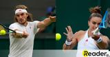 Wimbledon, Στέφανος Τσιτσιπάς, Μαρία Σάκκαρη,Wimbledon, stefanos tsitsipas, maria sakkari