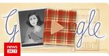 Google Doodle, Τιμά, Άννας Φρανκ,Google Doodle, tima, annas frank