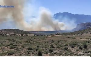 Φωτιά ΤΩΡΑ Φωκίδα – Εκκενώθηκε, Ιερά Μονή Προφήτη Ηλία, fotia tora fokida – ekkenothike, iera moni profiti ilia