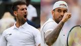 Τζόκοβιτς VS Κύργιος, Wimbledon,tzokovits VS kyrgios, Wimbledon