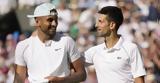 Wimbledon, Έσπασε, 7 5, Τζόκοβιτς - Κύργιος,Wimbledon, espase, 7 5, tzokovits - kyrgios