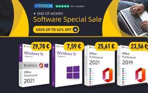 Φθηνές, Windows 10, 6 13€ Office 2021, 13 32€, fthines, Windows 10, 6 13€ Office 2021, 13 32€