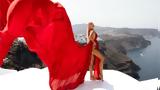 Πόσο, Flying Dress Photo, Ιωάννα Τούνη, Σαντορίνη –,poso, Flying Dress Photo, ioanna touni, santorini –