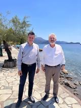 Συνάντηση Πέτρου Ψωμά, Δήμαρχο Δωρίδας,synantisi petrou psoma, dimarcho doridas