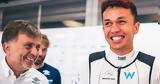 Alex Albon, Williams,Oscar Piastri