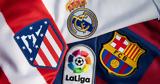 La Liga, Ρεάλ - Μπάρτσα, Ατλέτικο,La Liga, real - bartsa, atletiko