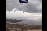 Kακοκαιρία, Υδροστρόβιλος, Μύκονο Δείτε,Kakokairia, ydrostrovilos, mykono deite