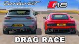 Porsche Cayenne Turbo GT, Audi R8,SUV, Supercar