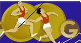 Google Doodle, Google, Ολυμπιονικών Emil Zatopek, Dana Zatopkova,Google Doodle, Google, olybionikon Emil Zatopek, Dana Zatopkova