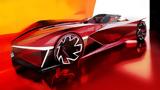 Σκίτσα, Skoda Vision GT Concept,skitsa, Skoda Vision GT Concept