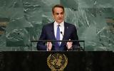 Μητσοτάκης, ΟΗΕ, Κόκκινη,mitsotakis, oie, kokkini