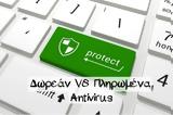 Δωρεάν VS Πληρωμένα Antvirus,dorean VS pliromena Antvirus