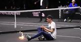 Protester Delays Tsitispas Laver Cup Match After Lighting Arm And Court On Fire,