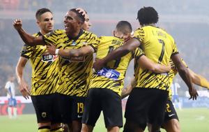 Superleague ΑΕΚ – Ιωνικός 4-1, Εμφατική, Opap Arena, Superleague aek – ionikos 4-1, emfatiki, Opap Arena