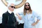 Jared Leto, Κάιζερ, Karl Lagerfeld,Jared Leto, kaizer, Karl Lagerfeld